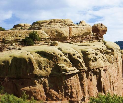 Turtle Rock at Dinosaur National Monument in Utah. 