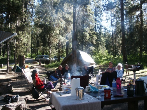 Everything tastes good when you're camping beside the Snake River in Wyoming. --Photo by Kim Perin. 